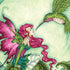 Amy Brown Flirting Fairy and Hummingbird Moto E5 Play Skin